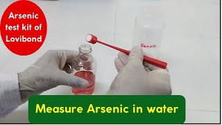 Measurement of Arsenic in Water Arsenic Test Kit  Lovibond [upl. by Anirehtac490]