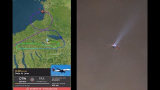 Delta A330 Emergency Landing in Syracuse with ATC Audio  4K [upl. by Nnaitak]