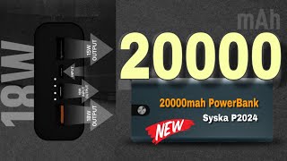 Syska 20000mah Power Bank🔥 P2024🔥Price🔥Specs🔥Review🔥 Full Details [upl. by Estevan]