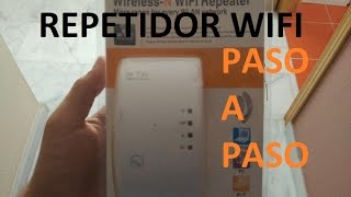 Configurar Repetidor Wifi PASO A PASO desde CERO [upl. by Geldens]