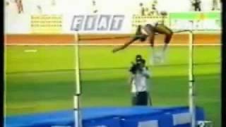 High Jump 245 world record  Javier Sotomayor [upl. by Airamzul]