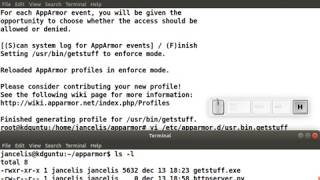 Creating a custom AppArmor profile [upl. by Ortrude939]