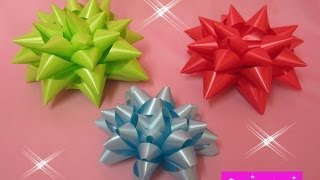 MANUALIDADESMoños Estrella para Regalos [upl. by Spaulding111]