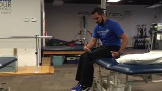 Sciatic Nerve Flexibility  Slump Stretch [upl. by Adnarahs]