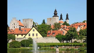 The medieval city of Visby on the island of Gotland Sweden [upl. by Arela]