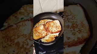 Street style crispy bread omelette recipe🍞🤤shortsviralytshortstrendingfood [upl. by Llet]