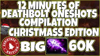 12 Minutes of Affliction Warlock Oneshotting With DeathBolt Christmas Edition 915 Shadowlands PvP [upl. by Olrak]