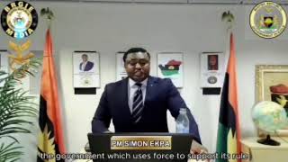 Biafra Republic PM Simon Ekpa On Emergency Press Briefing The Liberation of Biafra is taking a ne… [upl. by Netniuq]