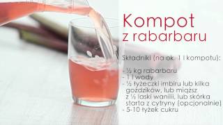 Kompot z rabarbaru 🍹  Dorota Kamińska [upl. by Hteik297]