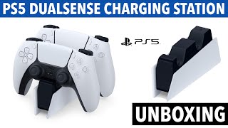 Sony PS5 DualSense Charging Station  PlayStation 5 LadeStation Unboxing amp Review [upl. by Palm871]