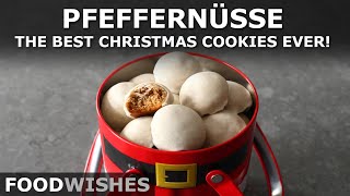 Pfeffernüsse  German Spice Christmas Cookies  Food Wishes [upl. by Relyat]