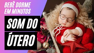 Som do Utero Materno para bebe dormir  Tela Preta [upl. by Deedahs]