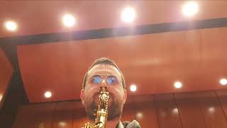 Saxophone Excerpt quotNutcracker Suitequot TyzikEllington  Overture sax Davide Nari [upl. by Nwahsd]