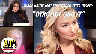 Hård kritik mot Ebba Busch efter utspel quotOtroligt grovt uttalandequot [upl. by Verlie]