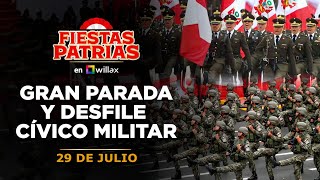 Willax en vivo  GRAN PARADA Y DESFILE CÍVICO MILITAR 🇵🇪  29 DE JULIO [upl. by Haleemak844]