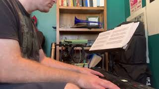 Guitar Player Learns Maple Leaf Rag on Piano  Day 114 [upl. by Stahl429]