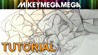 How To Draw A Seductive Sexy Anime Pose  REAL TIME TUTORIAL 4 [upl. by Ruff704]