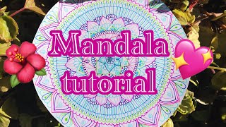 Como hacer un mandala con Staedtler punta fina  DIY  Colorful Mandalas [upl. by Fabien]