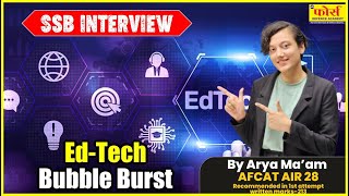 Edtech bubble burst  edtech bubble burst  GD  lecturette topic  ssb interview preparation [upl. by Norma]