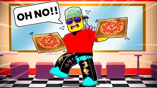 LOGGY BECAME PIZZA DELIVERY WALA IN ROBLOX [upl. by Annoerb]