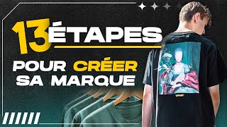 Créer sa marque de vêtements  les 13 étapes à suivre GUIDE pour créer sa marque ✔️ [upl. by Riobard]