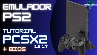 Tutorial Emulador PlayStation 2  PCSX2  Descarga BIOS  V 16 y 17 para PC de gama baja en 2024 [upl. by Thornton518]