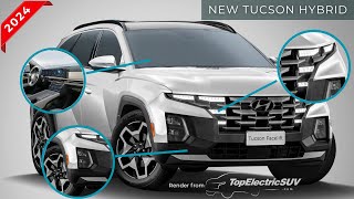 New Hyundai Tucson HybridPlugin Hybrid 2024  What We Expect [upl. by Merola927]