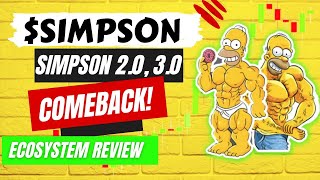 Revisiting Homer SIMPSON coin Can Simpson 20 crypto 100X Ecosystem Review [upl. by Namreh111]