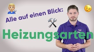 Alle Heizungsarten auf einen Blick – kurz erklärt [upl. by Abbye248]