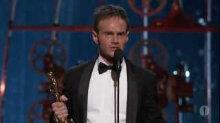 Chris Terrio winning Best Adapted Screenplay for quotArgoquot [upl. by Suicul894]