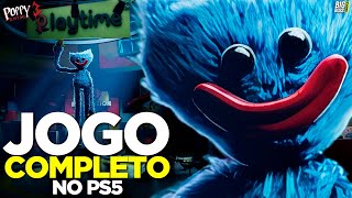 joguei O NOVO POPPY PLAYTIME no PLAYSTATION 5 e é INCRÍVEL │ POPPY PLAYTIME JOGO COMPLETO [upl. by Airat]