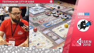 Essen 2018  Teotihuacan City of Gods  NSKN Games  VOSTFR [upl. by Samuela]