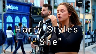 Harry Styles  She  Allie Sherlock amp The 3 Busketeers cover [upl. by Yelac750]