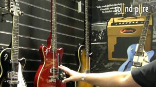 Duesenberg 440 Dragster Rebound Guitars  NAMM 2010 [upl. by Obala270]