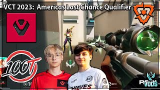 Sentinels vs 100T Epic Match  Americas Last Chance Qualifier [upl. by Oilasor]