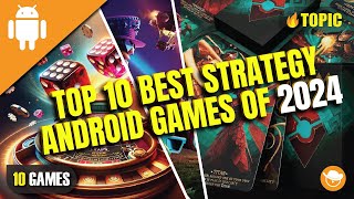 Top 10 Best Strategy Android Games of 2024 High Graphics [upl. by Eiltan]