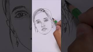 Without Loomis MethodStep by Step How to Draw a Girls Face from Difficult Perspectives 9142024 [upl. by Enywtna]