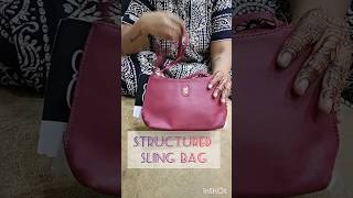 Stylish Structured Marron SLING BAG baggit shortsviral bag lovely [upl. by Dworman478]