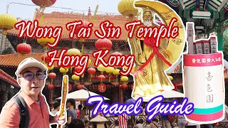 Visit Wong Tai Sin Temple Hong Kong Beautiful Temple  Try Fortune Sticks  See Yue Lao For Marriage [upl. by Yllehs]