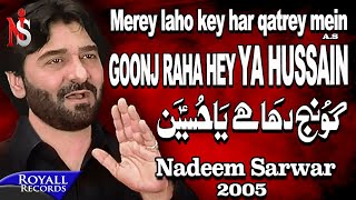 Nadeem Sarwar  Gunj Raha Hai Ya Hussain  2005 [upl. by Ynnal]