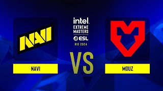 NAVI vs MOUZ  IEM Rio 2024  Grand Final [upl. by Esdnil741]