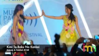 IMJN 140223 JKT48 Melody amp Nabilah  Kimi To Boku no Kankei [upl. by Desma]