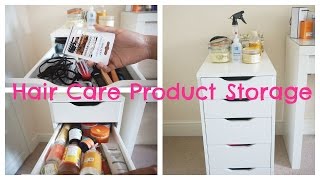 Natural Hair Care Product Storage [upl. by Bron]