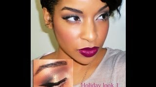 ♡ Romantic Holiday makeup Tutorial [upl. by Atnek800]