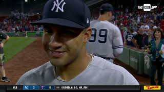 Gleyber Torres on his heroics in Boston [upl. by Atnoled]