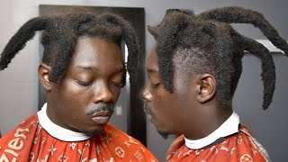 🔥FLORIDA STYLE WICK DREADS HAIRCUT TRANSFORMATION [upl. by Andriette115]