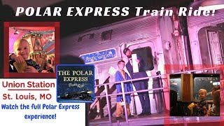 Real POLAR EXPRESS Train Ride Union Station St Louis Full ride amp experience amp Santa [upl. by Neff]