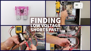 Finding Low Voltage Shorts Fast HVAC Troubleshooting [upl. by Ailgna171]