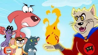 RatATat Doggy Don VsCat Man Full Movie  Popcorn Toonz l Childrens Animation and Cartoon Movies [upl. by Amin]