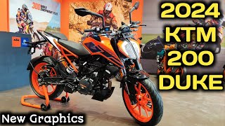 2024 KTM 200 DUKE Review  New Graphics Updates  Features Price amp Mileage [upl. by Yelsa]